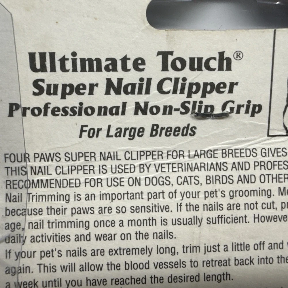Four Paws Ultimate Touch Super Nail Clippers/ For Large Breeds Non-Slip Grip